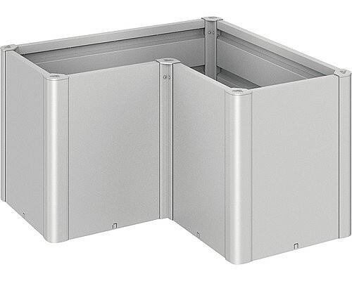 Biohort Truhlík BIOHORT Belvedere L 103 x 103 x 61 cm (stříbrná metalíza)