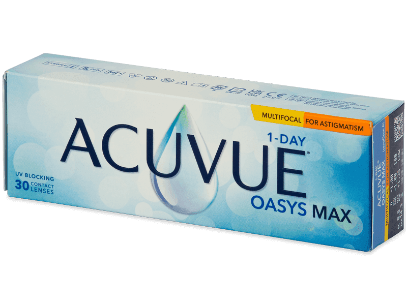 Johnson & Johnson Acuvue Oasys Max 1-Day Multifocal for Astigmatism (30 čoček)