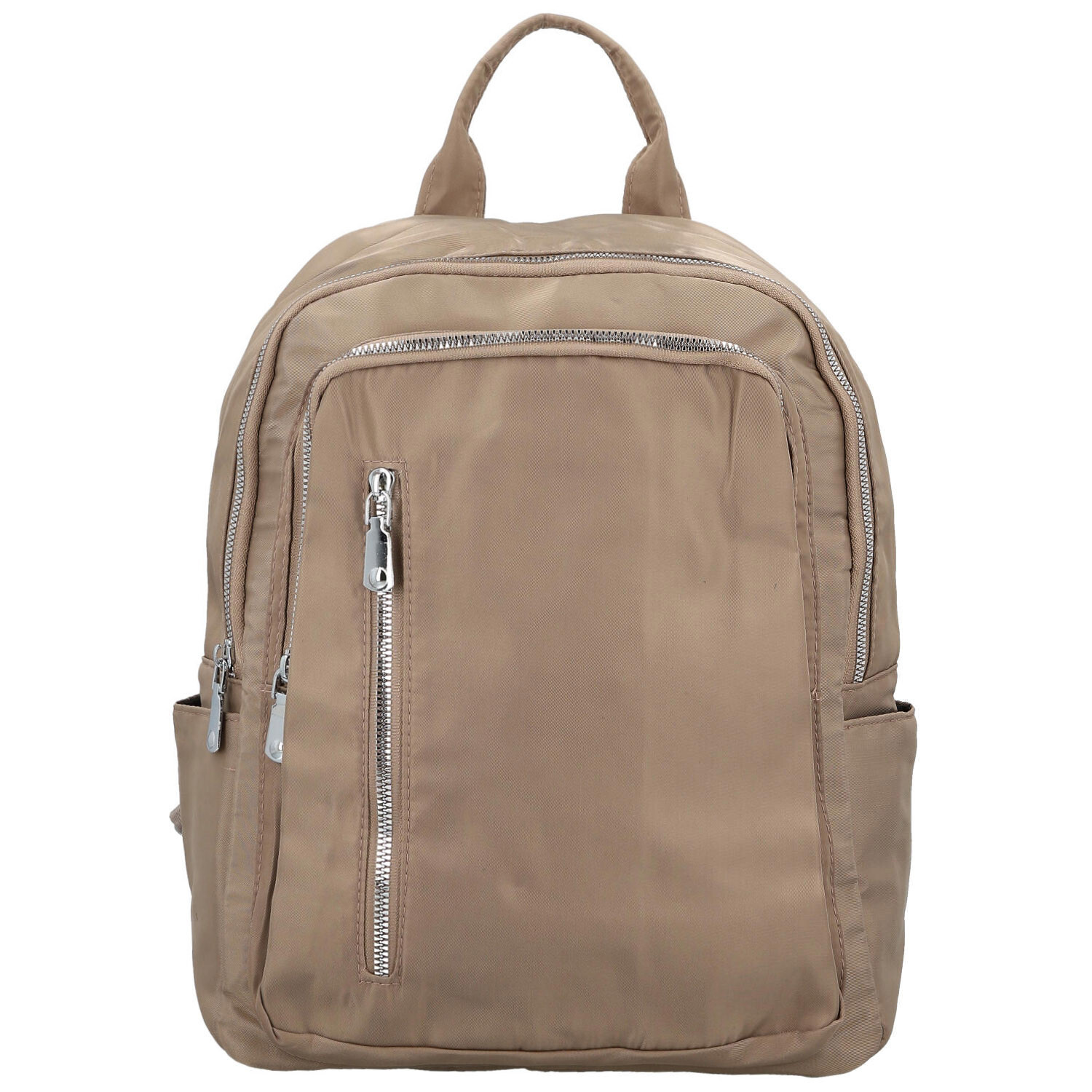 Dámský batoh tmavě béžový - Firenze Lusso béžová