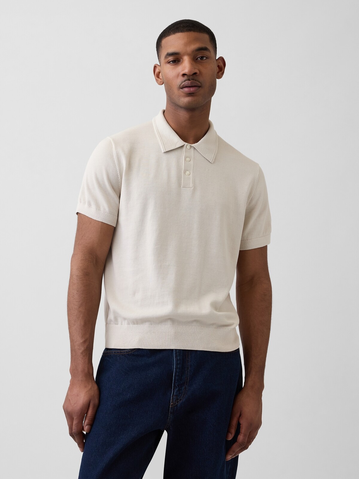 GAP Polo Svetr s Krátkým Rukávem