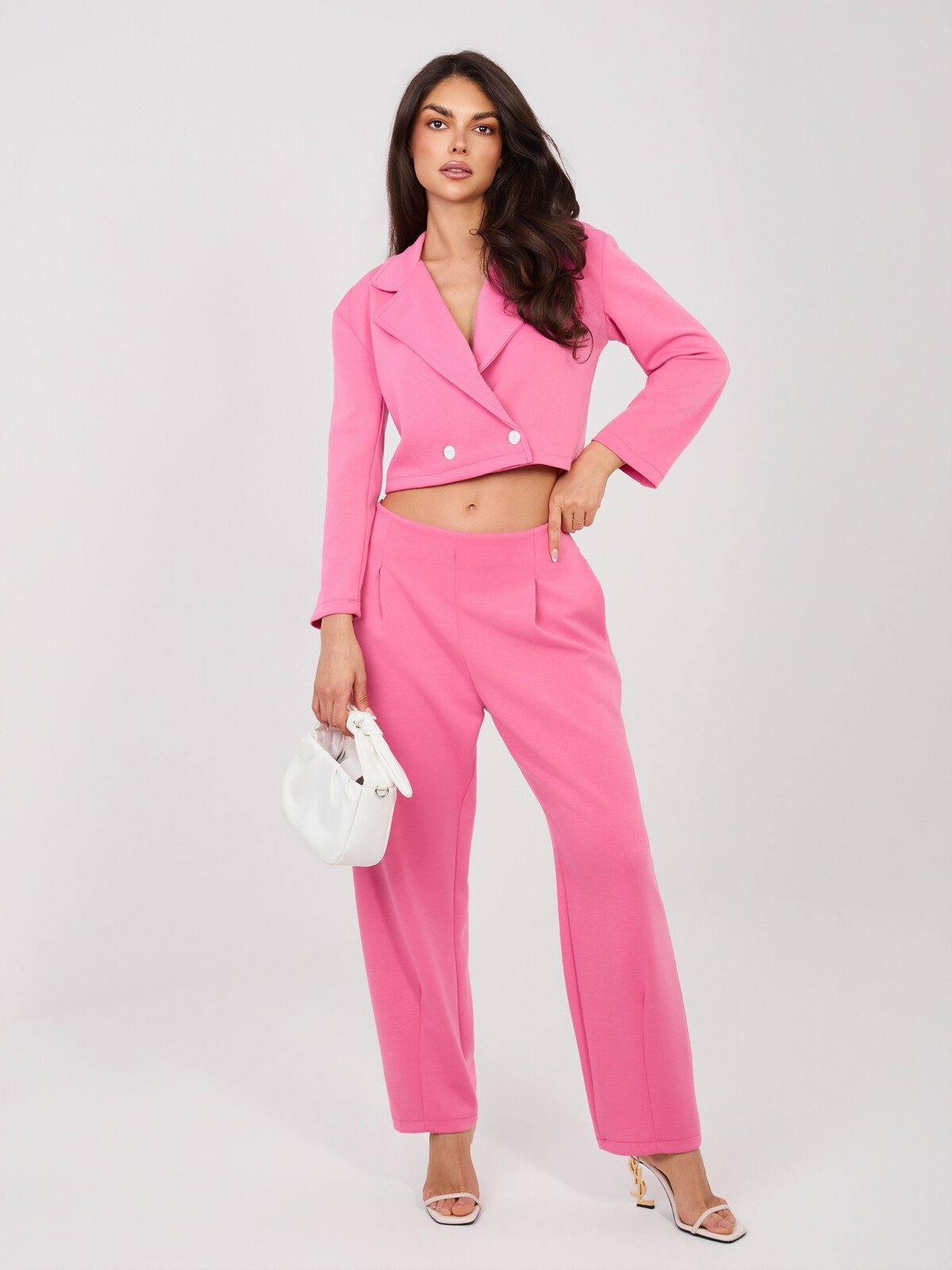 RUE PARIS tmavě růžové tepláky