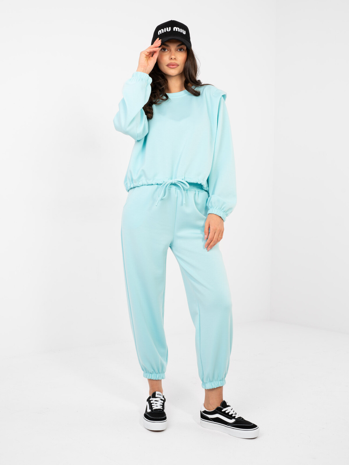 Mátové joggery RUE PARIS