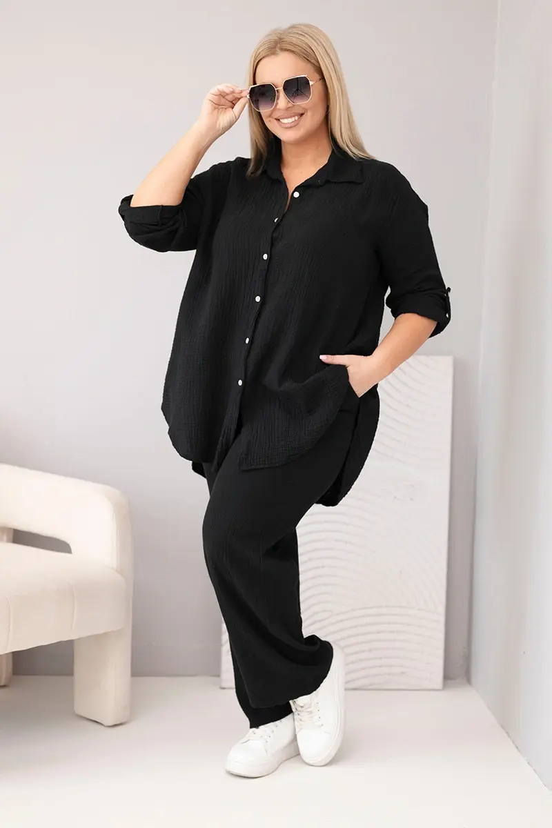 Kesi plus-size muslinová souprava