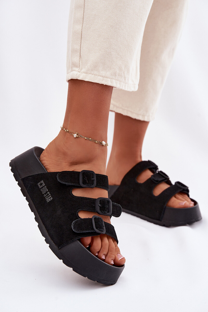 Dámské platformové sandály na řemíncích Big Star