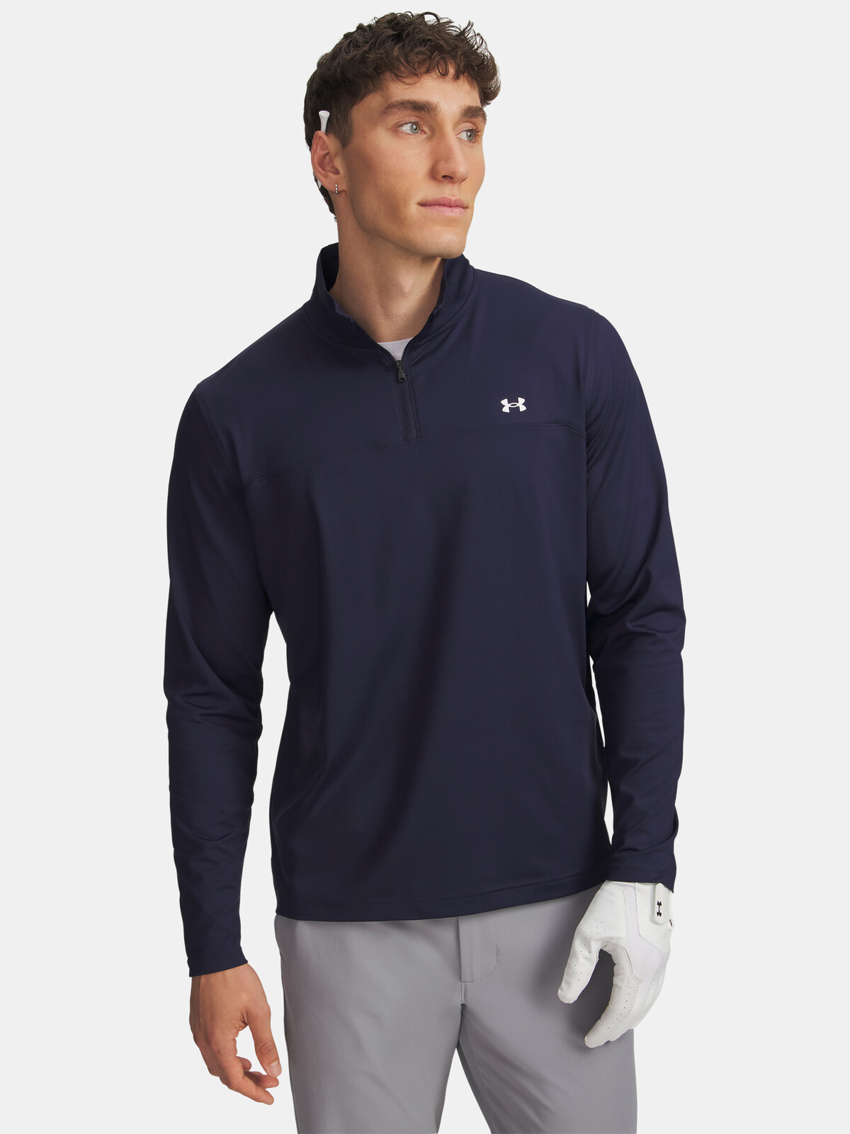 Pánské triko Under Armour UA T2G 1/4 Zip-BLU