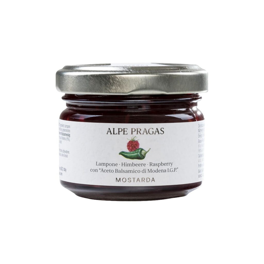 Malinové chutney s balzamikovým octem z Modeny 70 g Alpe Pragas