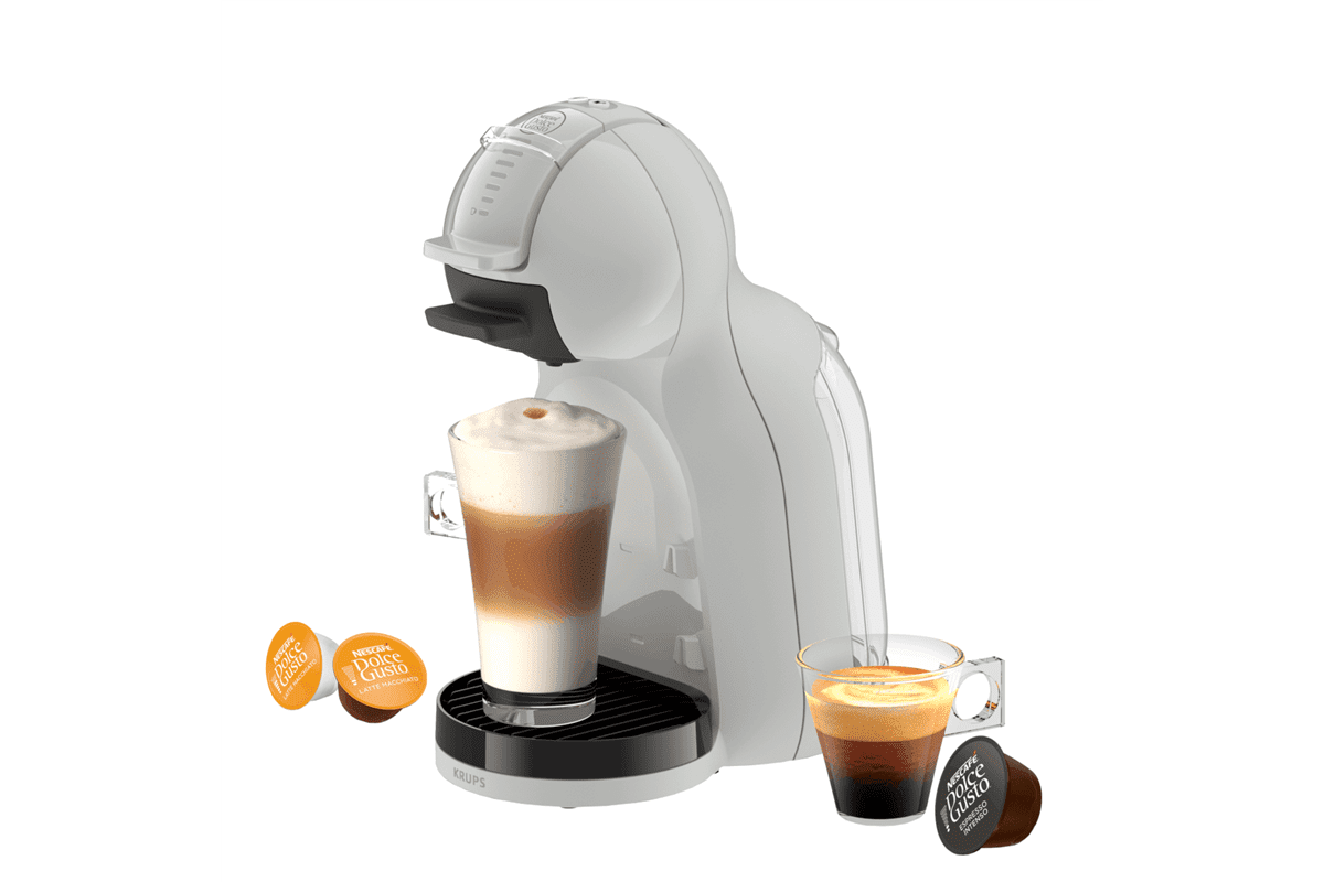 Kapslový kávovar Krups Nescafé Dolce Gusto Mini Me KP143GF0 Šedá