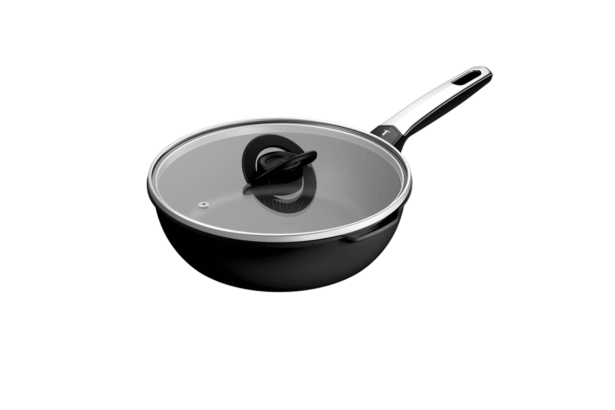 Wok pánev s poklicí Tefal Excellence G3208402 24 cm