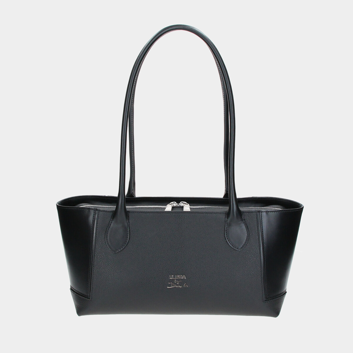 ELEGA Kabelka Bassotto černá/stříbro