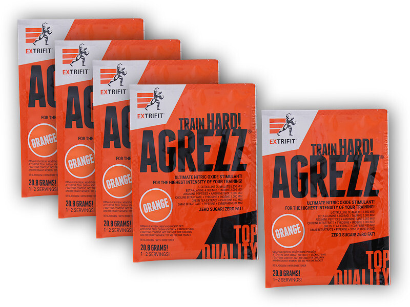 Extrifit Agrezz 4x 20,8g + 1x 20,8g ZDARMA Varianta: mango-ananas