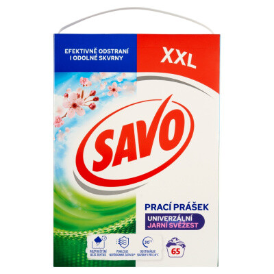 Savo prací prášek Univerzál Jarní svěžest 65 praní, 4,55kg