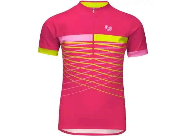 Etape Lucky dětský dres růžová/limeta vel. 128/134