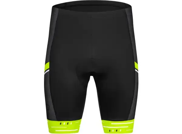 Etape Racing 2.0 pánské kraťasy s vložkou černá/žlutá fluo vel. M