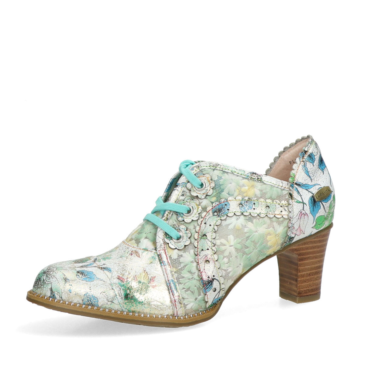 Laura Vita dámské extravagantní polobotky - zelené - 36