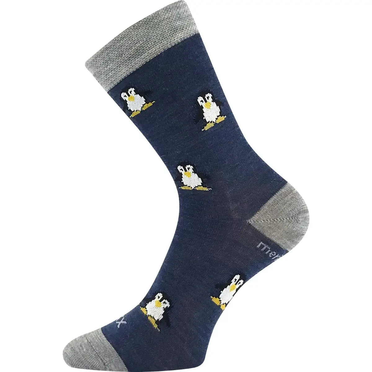 VOXX Ponožky dětské slabé z merino PENGUINIK s ionty stříbra JEANS 20-24 126519