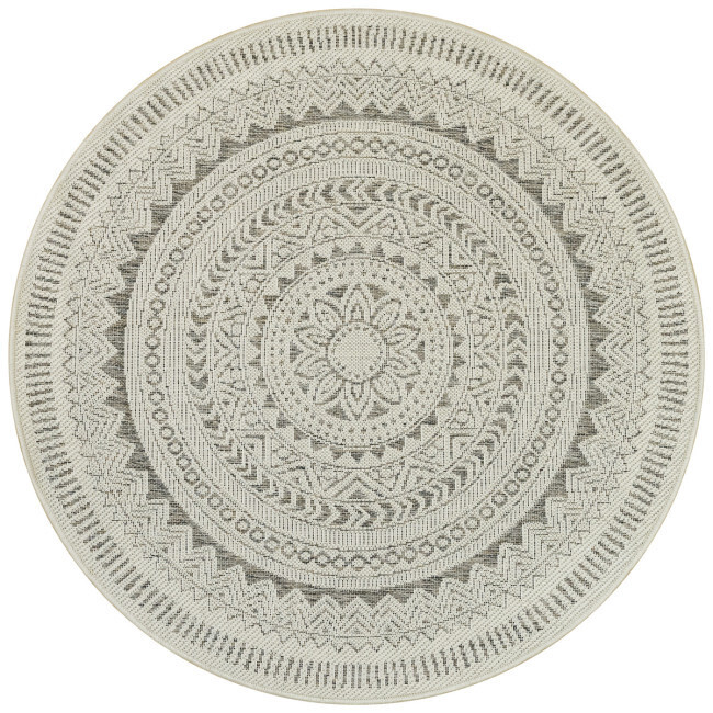 731 Koberec JEANS 19347/P19 grafitový kruh