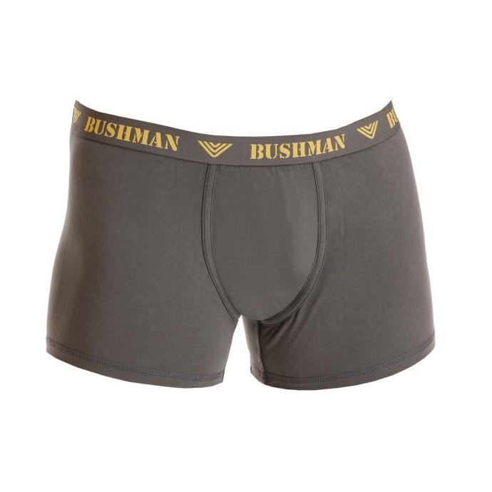 Bushman Pánské boxerky Edward II, tmavě šedé M