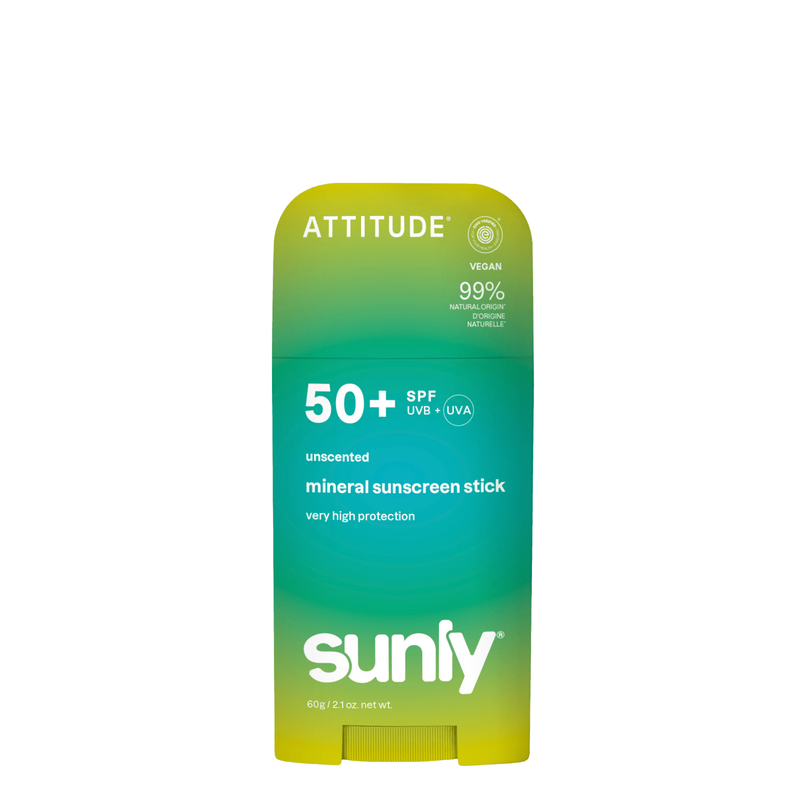 ATTITUDE Minerální opalovací krém Sunly SPF 50+ bez vůně 60 g