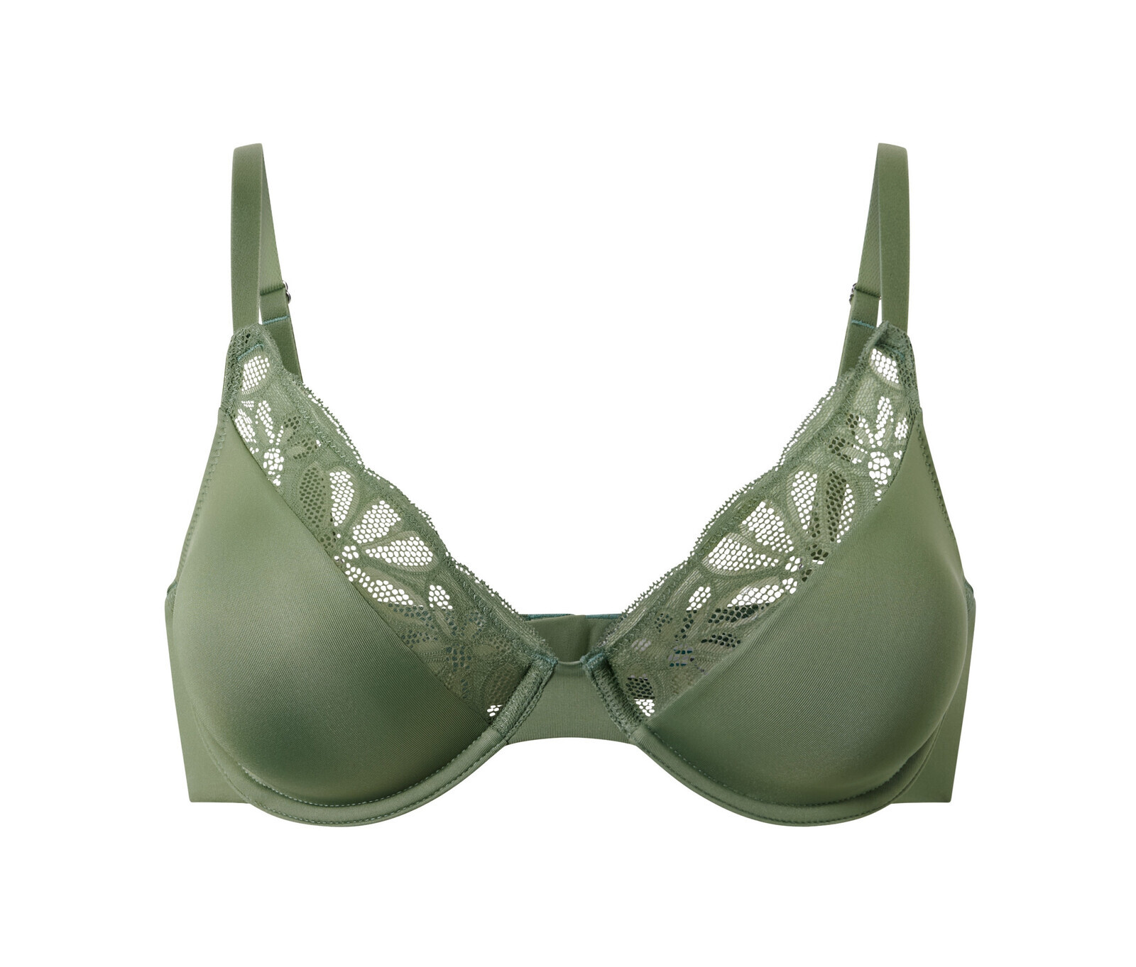 Tchibo - Podprsenka s kosticemi - pro ženy - vel. 85B - barva: zelená