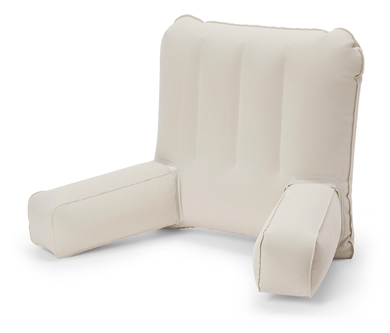 Tchibo - Pohodlný nafukovací polštář na sezení v posteli - barva: bílá