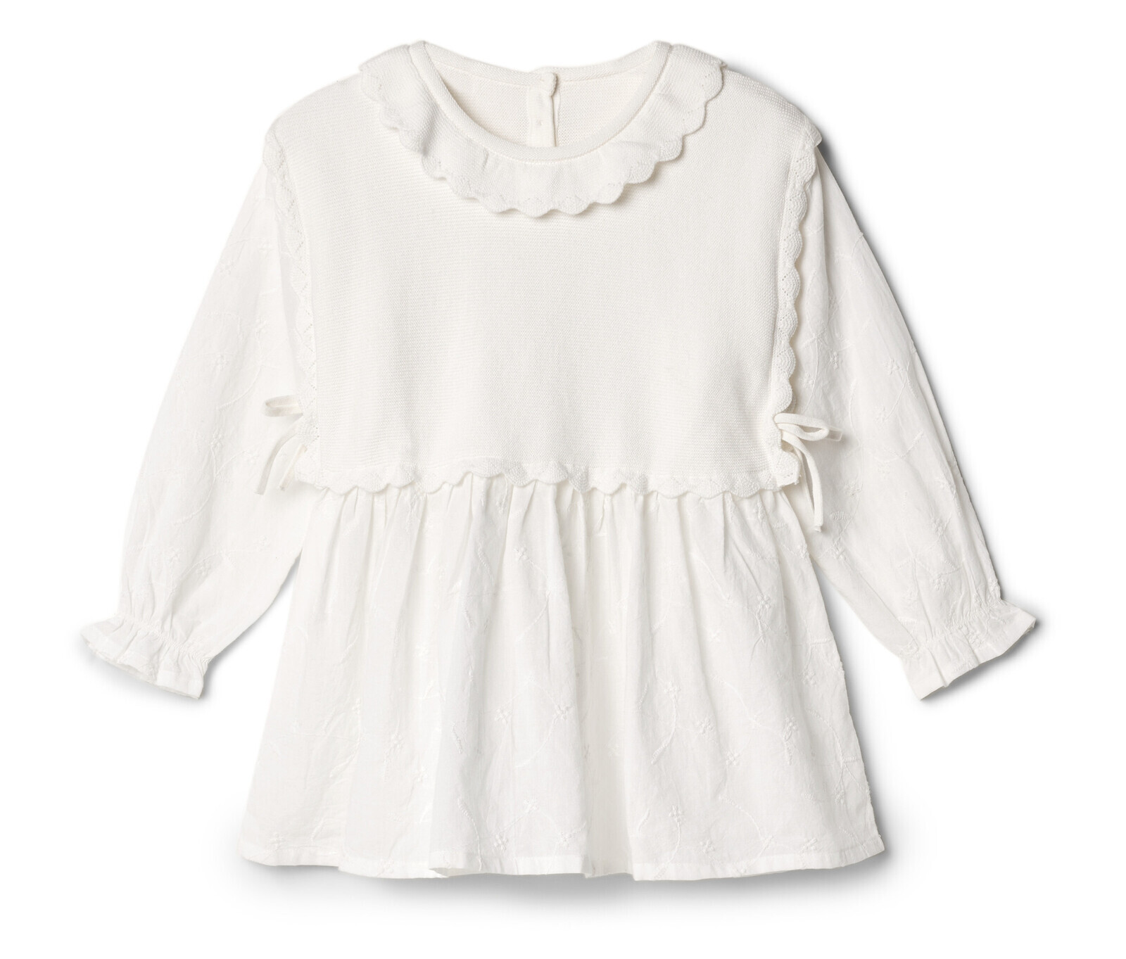 Tchibo - Dětské šaty - pro miminko - vel. 98/104 - barva: bílá