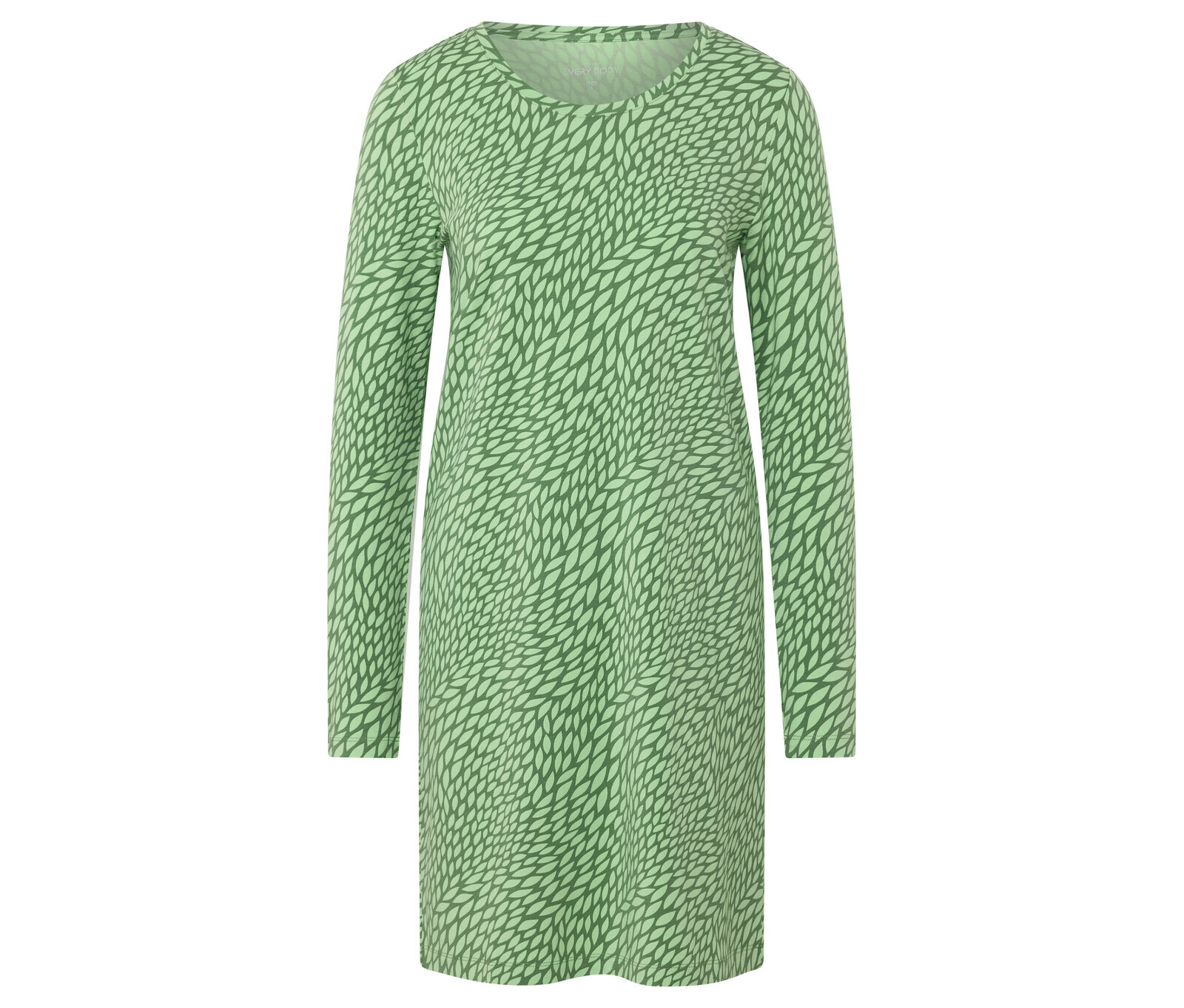 Tchibo - Noční košile - pro ženy - vel. XL 48/50 - barva: zelená/s potiskem