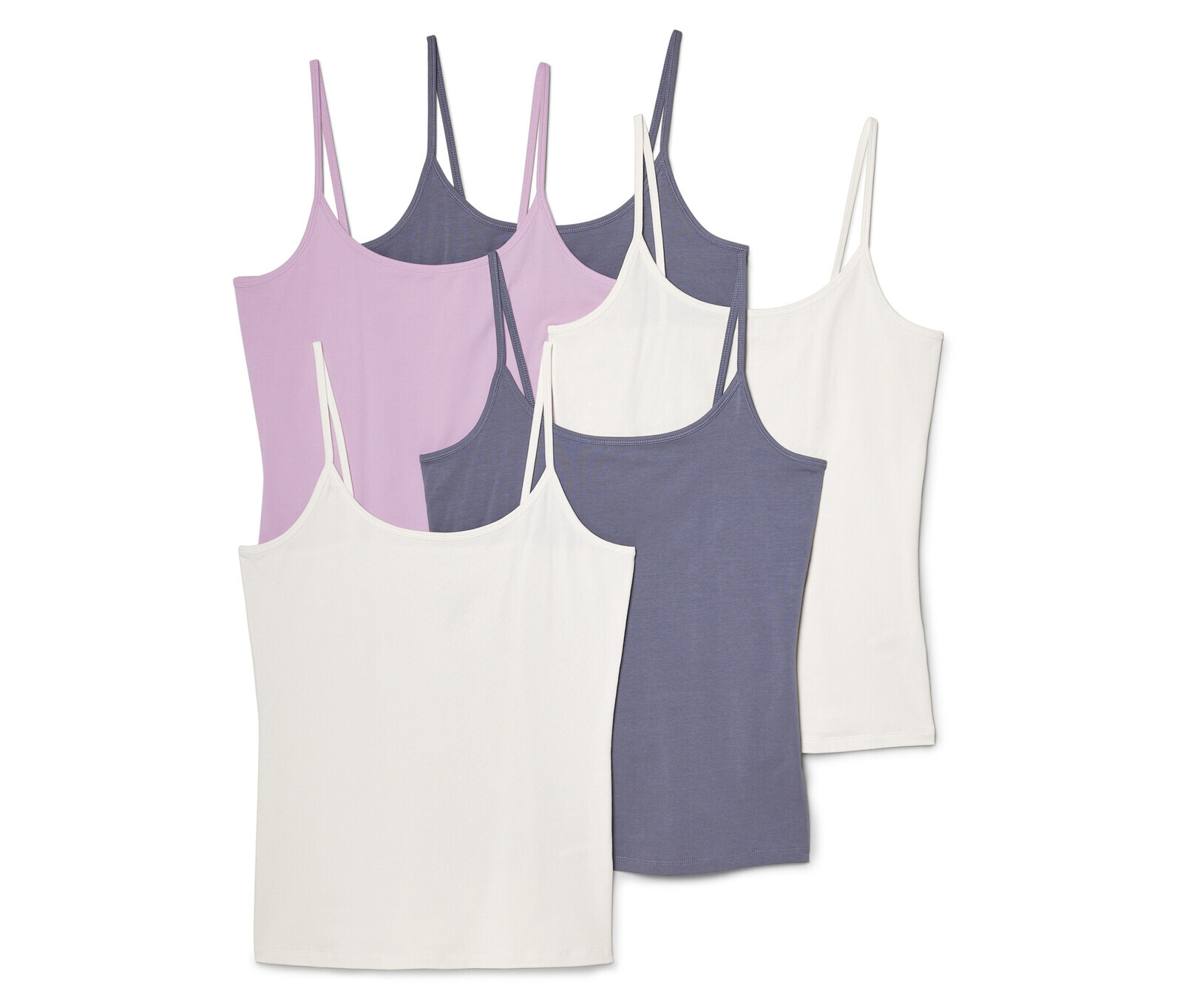 Tchibo - Košilky se špagetovými ramínky - pro ženy - vel. XL 48/50 - barva: bílá