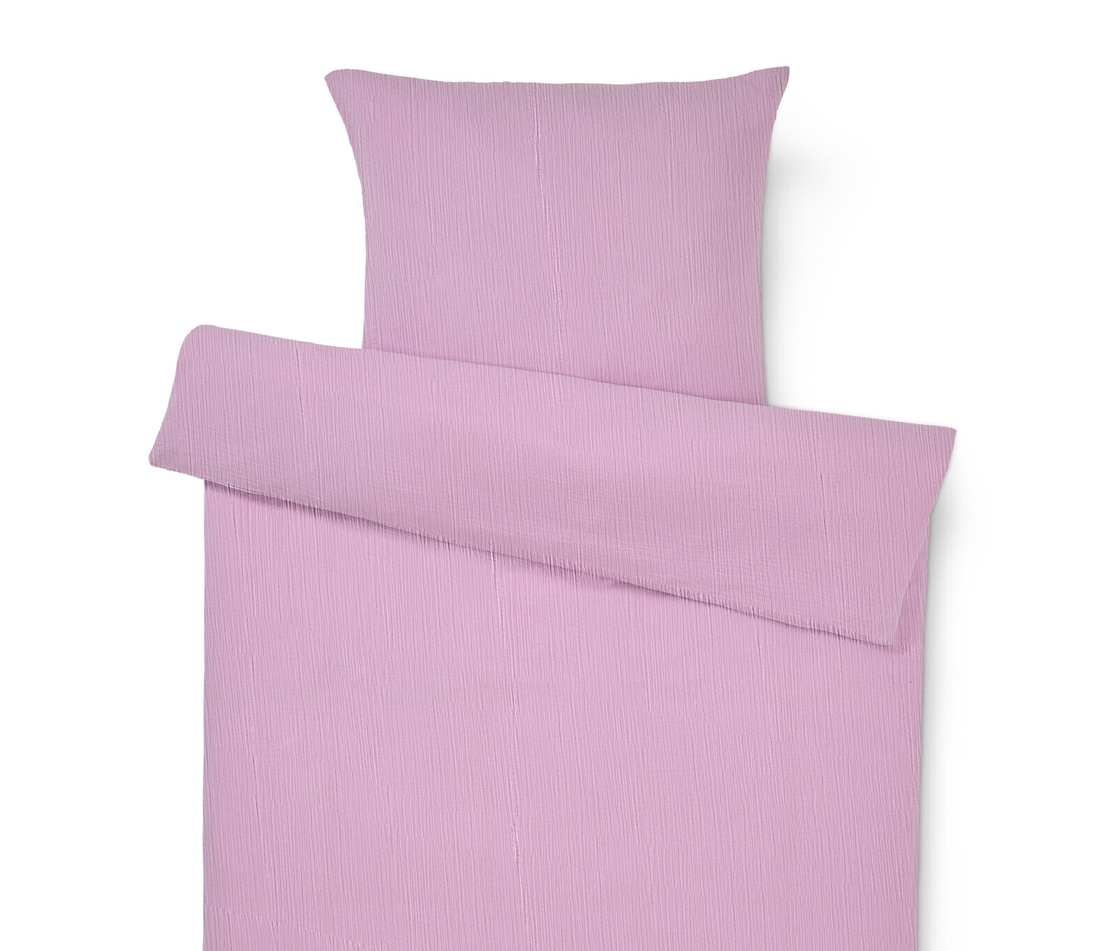 Tchibo - Mušelínové povlečení - barva: fialová