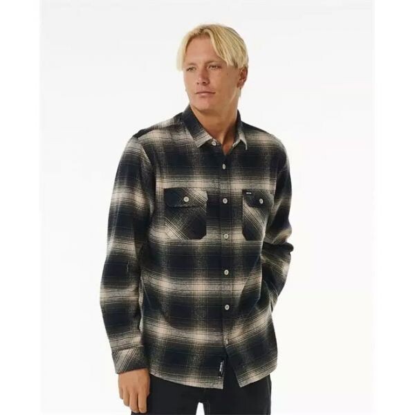 Košile Rip Curl Count Flannel - Černá - L