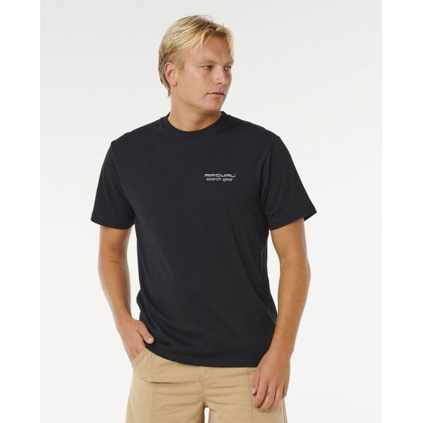 Triko Rip Curl Vaporcool Search Peak - Černá - L
