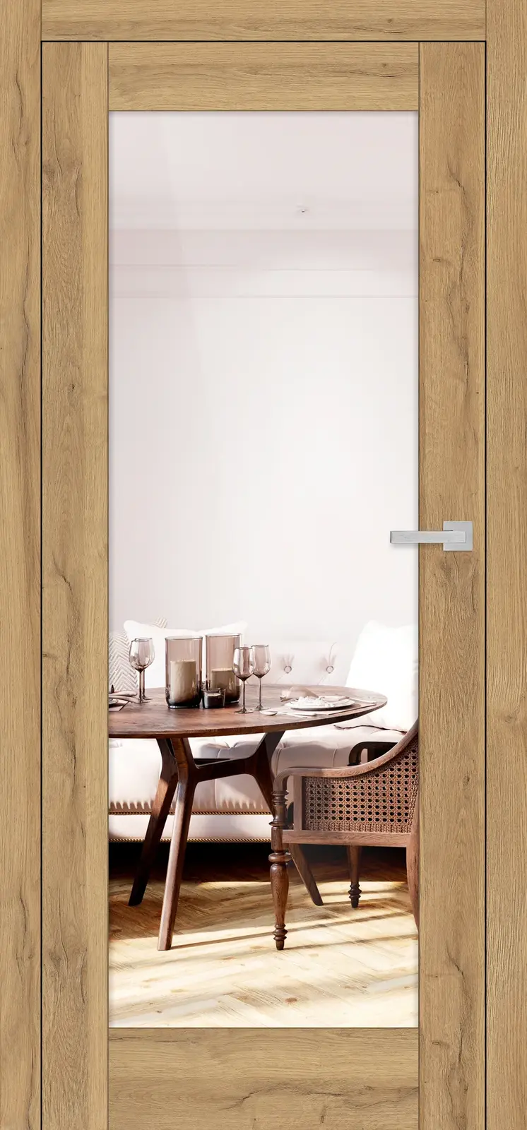 Bezfalcové interiérové dveře Frézie 7