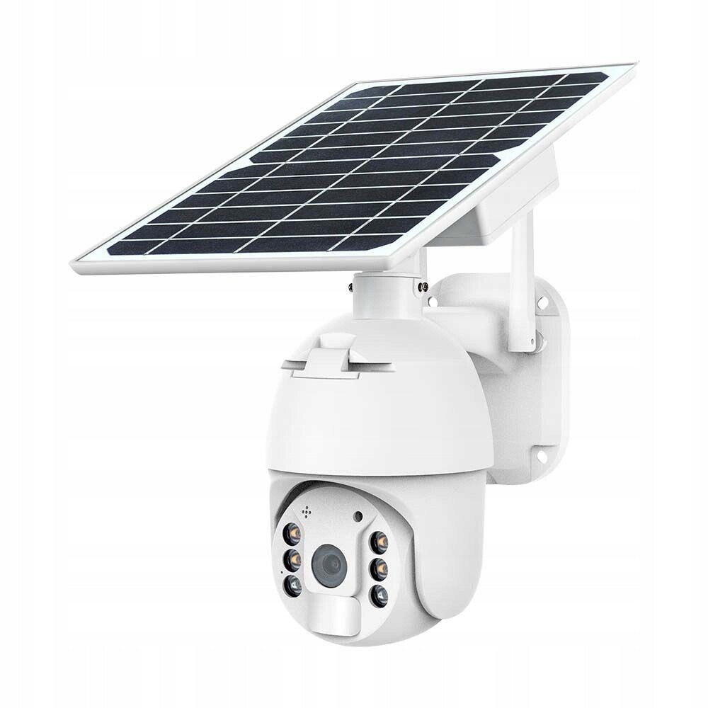 Venkovní kamera V-tac WiFi Hd Smart Solární otočná Ptz Ir bílá