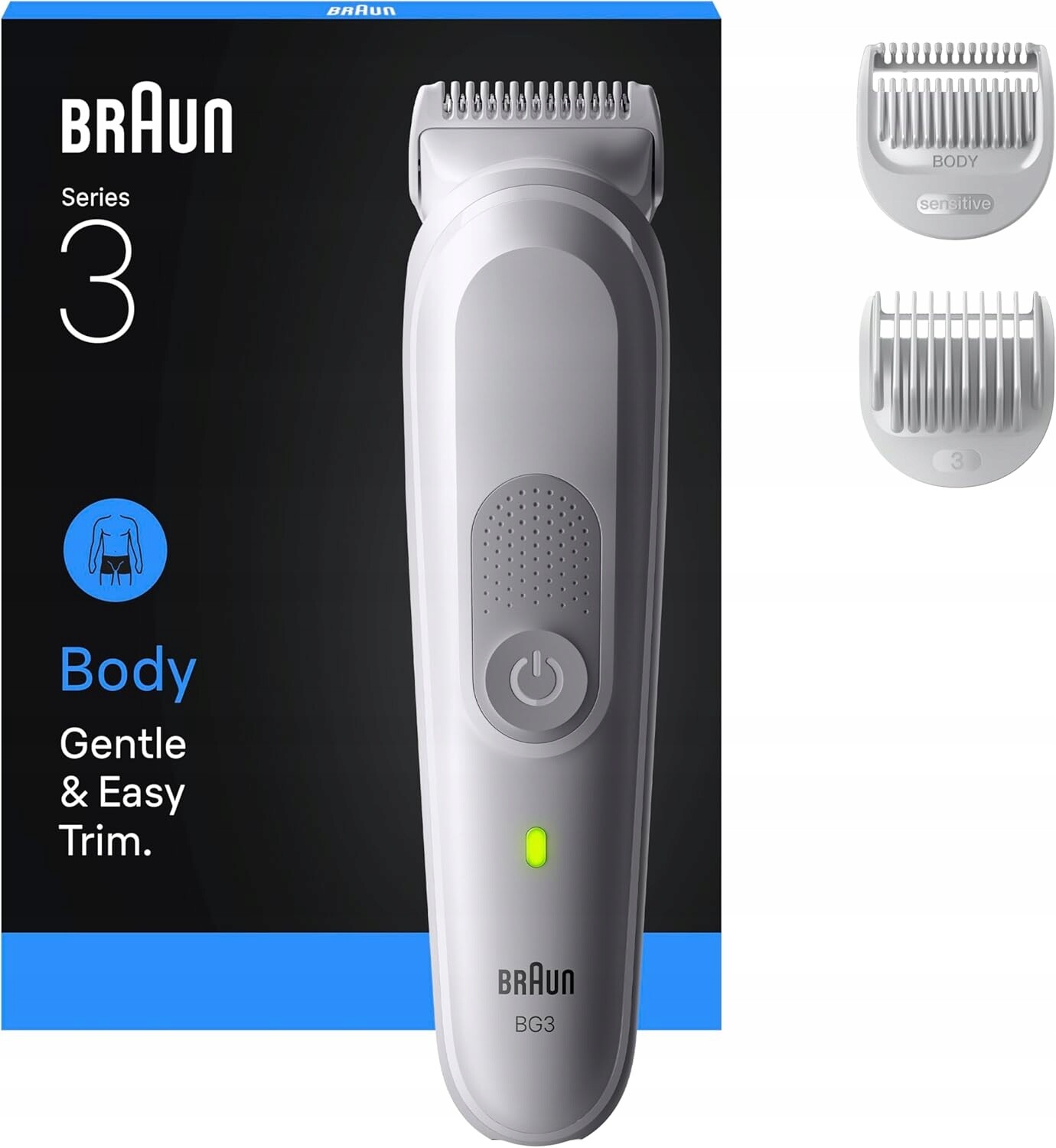 Braun Bodygroomer Zastřihovač těla pro muže BG3530 Série 3