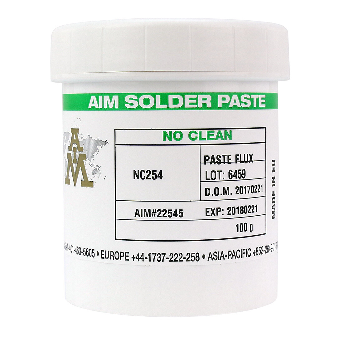 Tavidlo Aim NC254 50g No-clean Flux Pájecí Pasta Gel Pro Pájení Bga