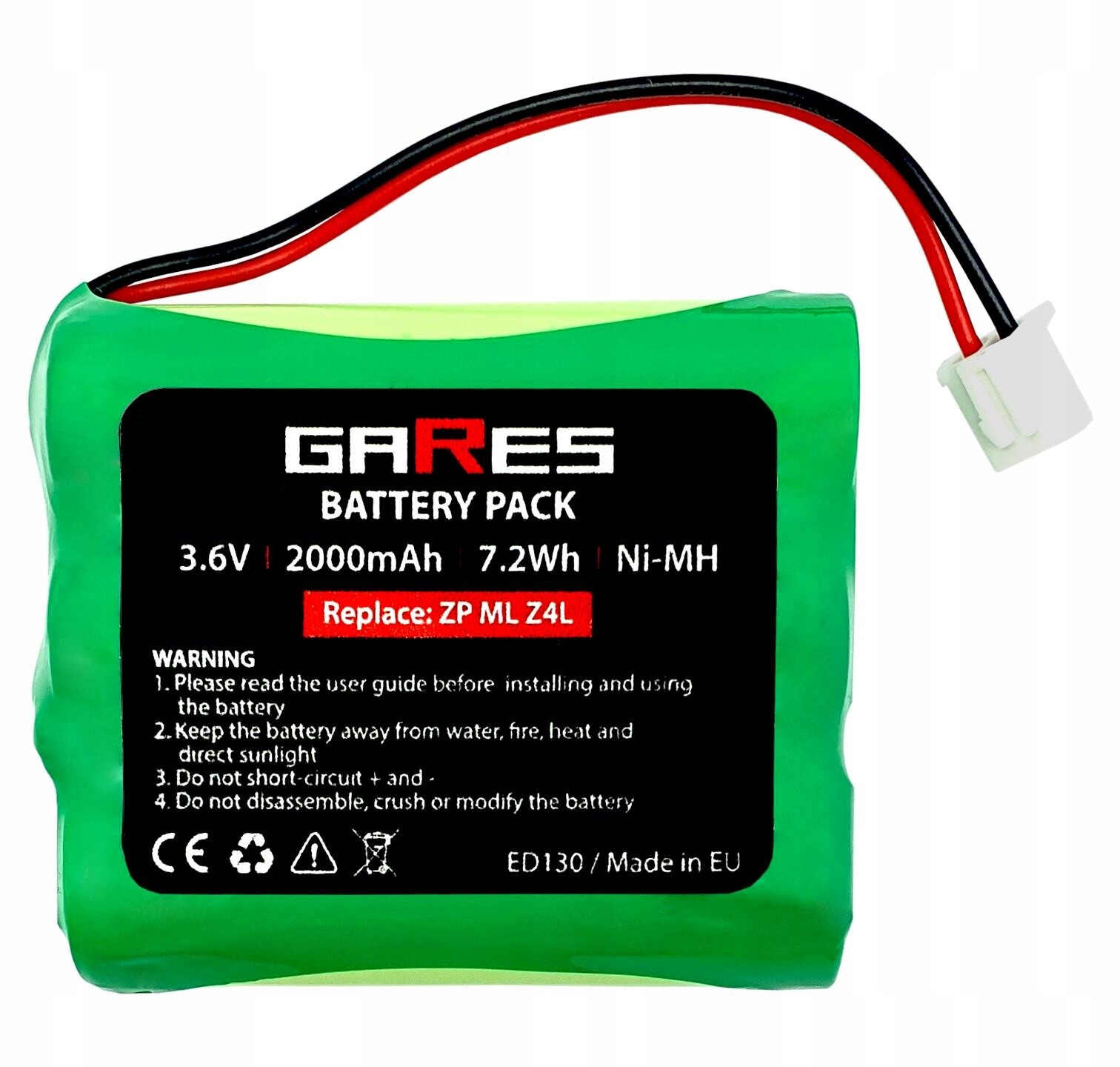 Baterie Akumulátor pro Zepter Medolight Z4L 3,6V 2,0Ah Ni-MH