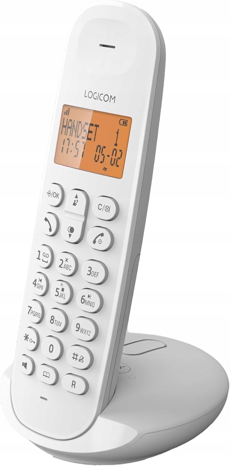 Logicom Iloa 155T Bílý stacionární telefon Bezdrátový
