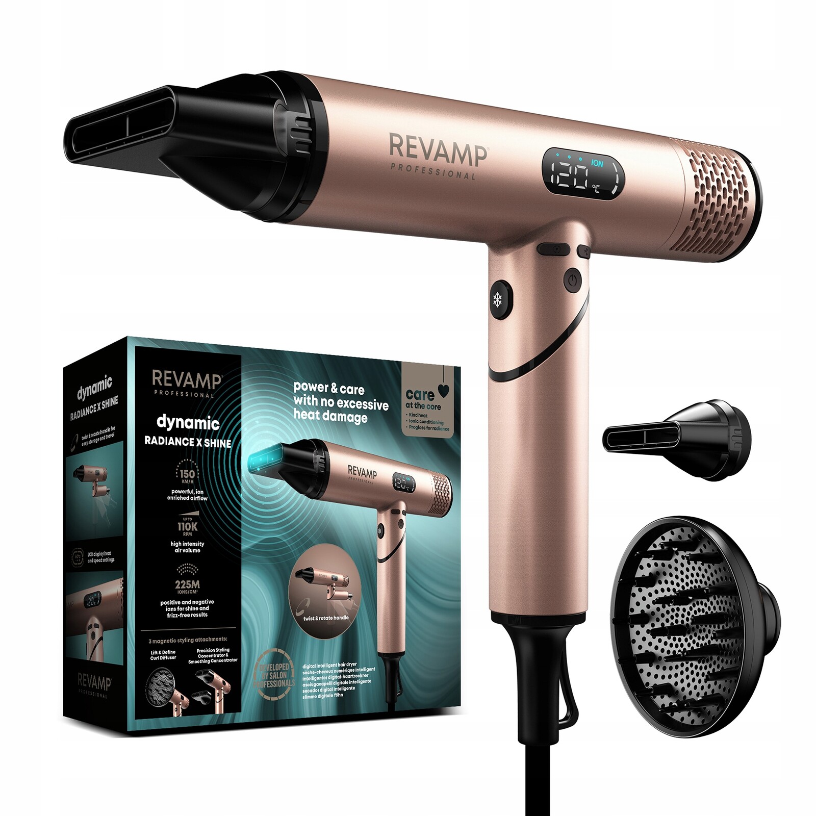 Fén Revamp Dynamic Radiance X-Shine Ionic Magnetic DR-6400
