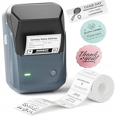 Termální Tiskárna Štítků S Nálepkami Niimbot B1 Na Bluetooth Pro Domácí Kancelář