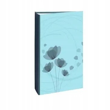 Album na fotografie modré s květinami Fotografie 11,5x15 cm