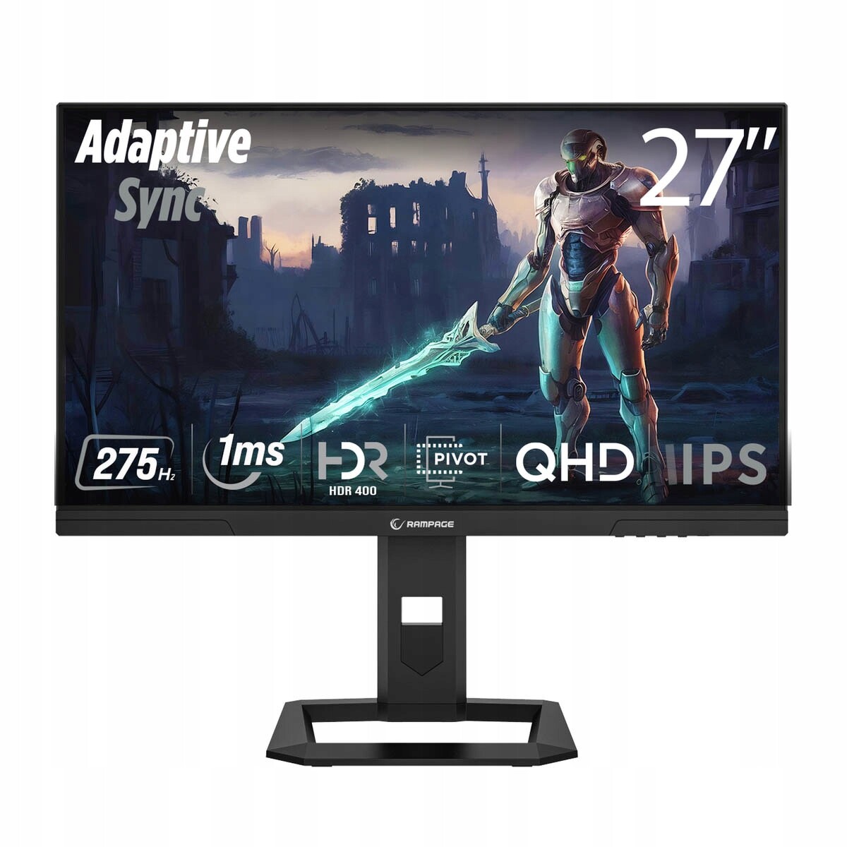 Rampage Slice Herní monitor 27'' Qhd 275 Hz 1 ms FastIPS G-Sync Hdr 400