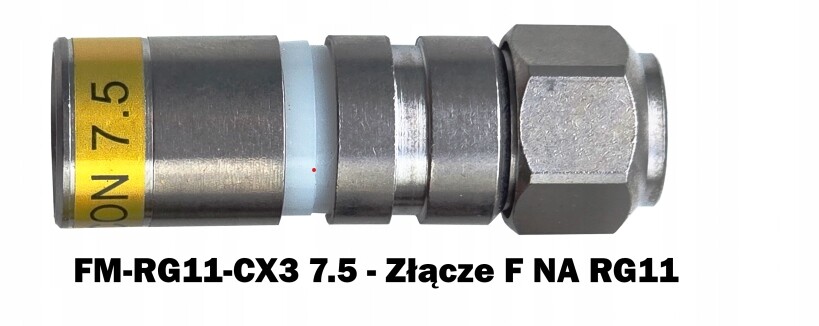 F konektor Cabelcon FM-RG11-CX3 7.5