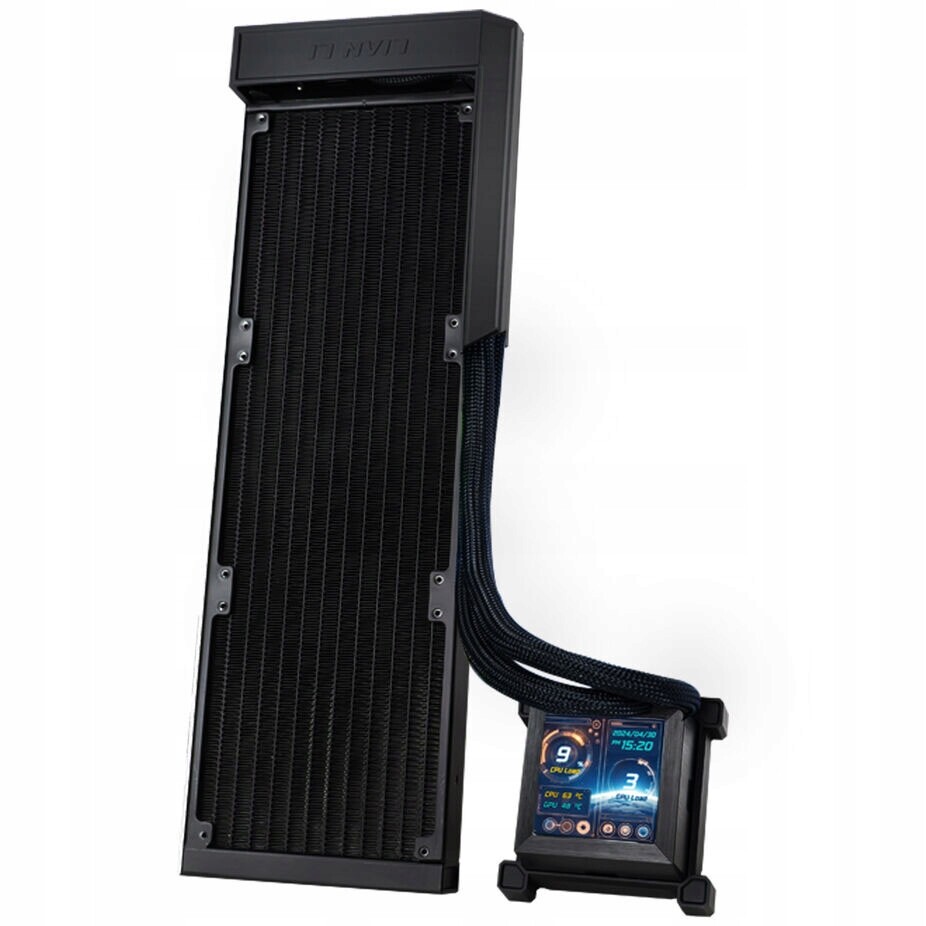 Vodní chlazení Lian Li HydroShift LCD Fanless 360 mm Black (HSLCD36NB)