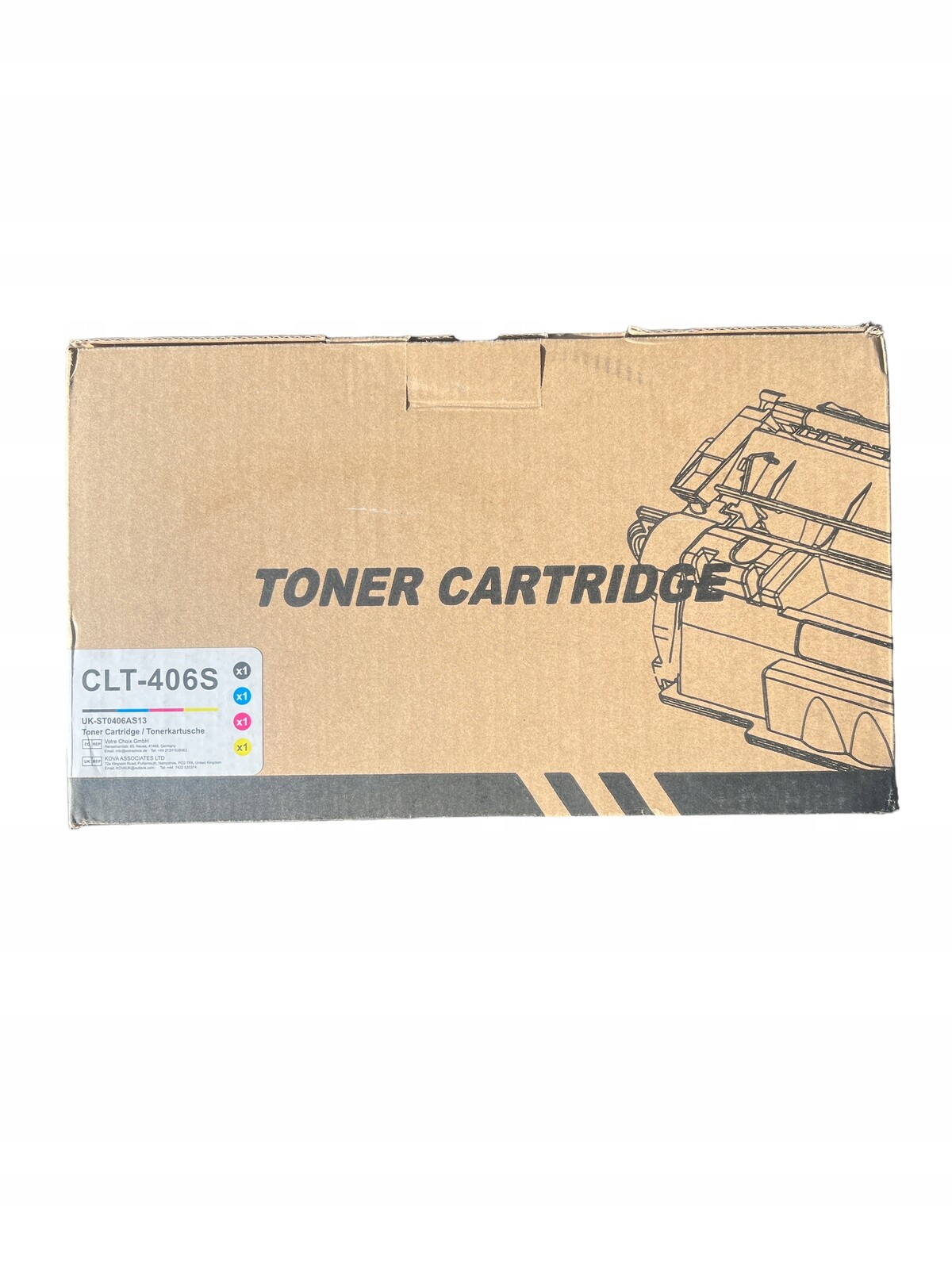 4x Tonerová kazeta pro Samsung CLT-406S