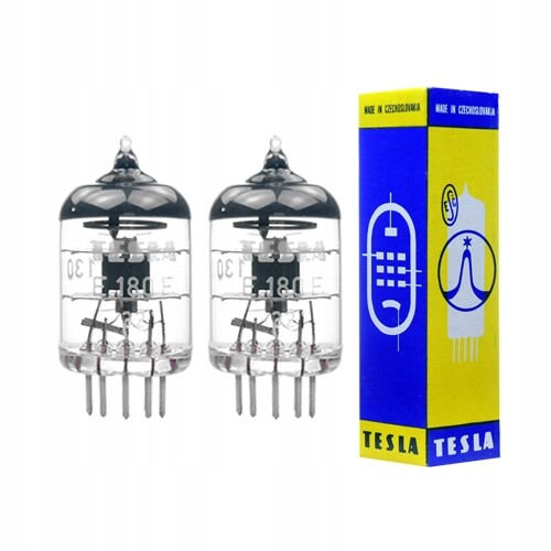 E180F 6688, CV3998, 6Ž9P Tesla Nos pentoda malého výkonu 2 ks vybrané páry