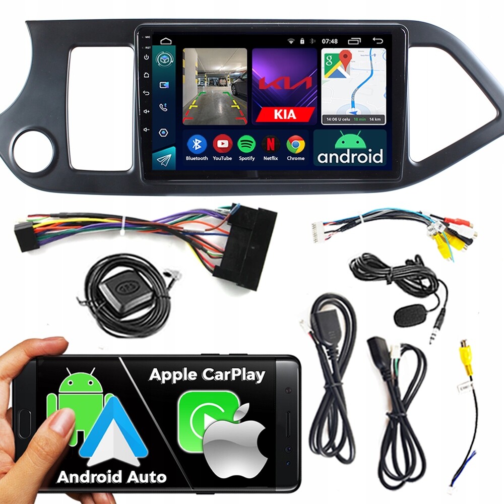 Autorádio 2DIN Ncs RS-305 Kia Picanto 2011-2017 Android Navigace