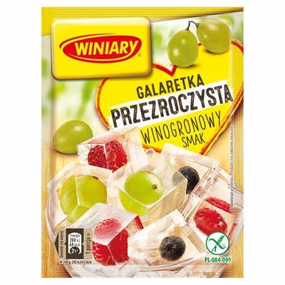 Winiary Želé Průhledná hroznová 22x71g