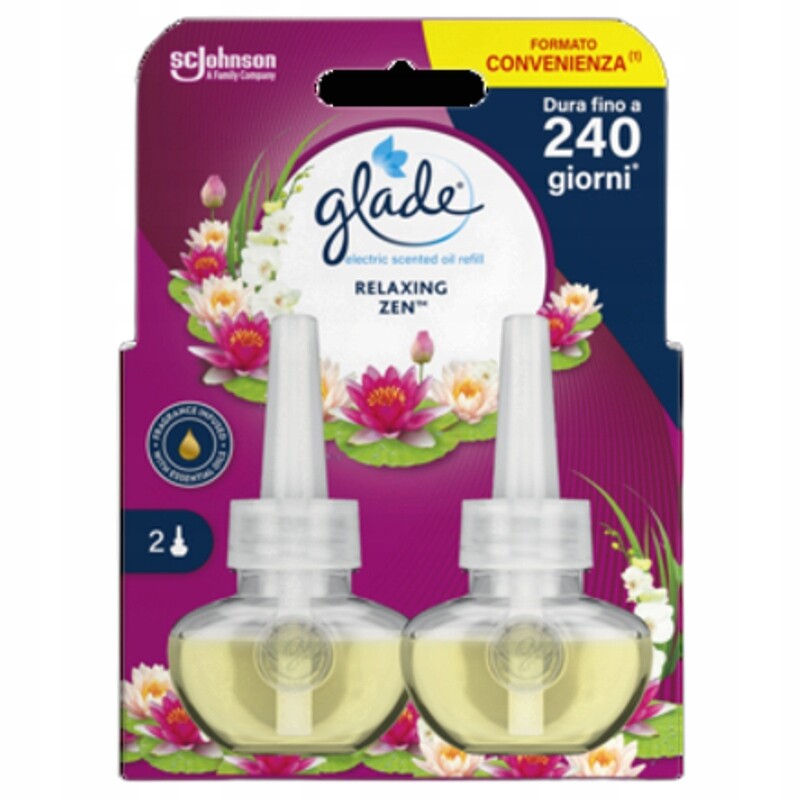 2 zásoby pro elektrický osvěžovač Glade Relaxing Zen 2x20 ml