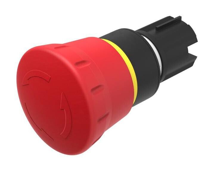 Eao 45-2C36.1920.000 Actuator, Round, Black, Plastic