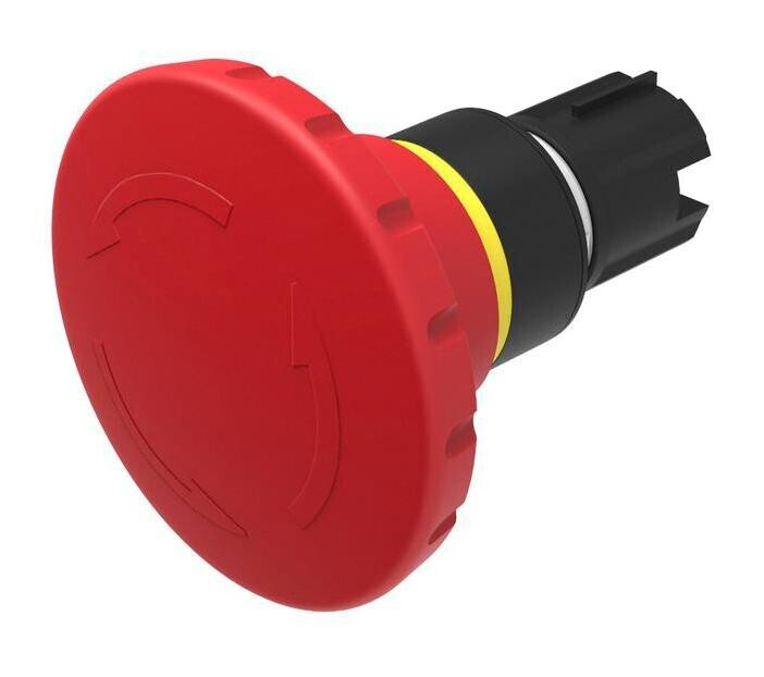 Eao 45-2C36.1A20.000 Actuator, Red, Plastic, Round