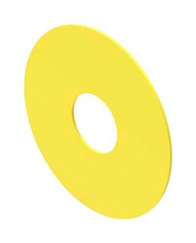Eao 45-50J.1400 Legend Plate, 75Mm, Plastic, Yellow